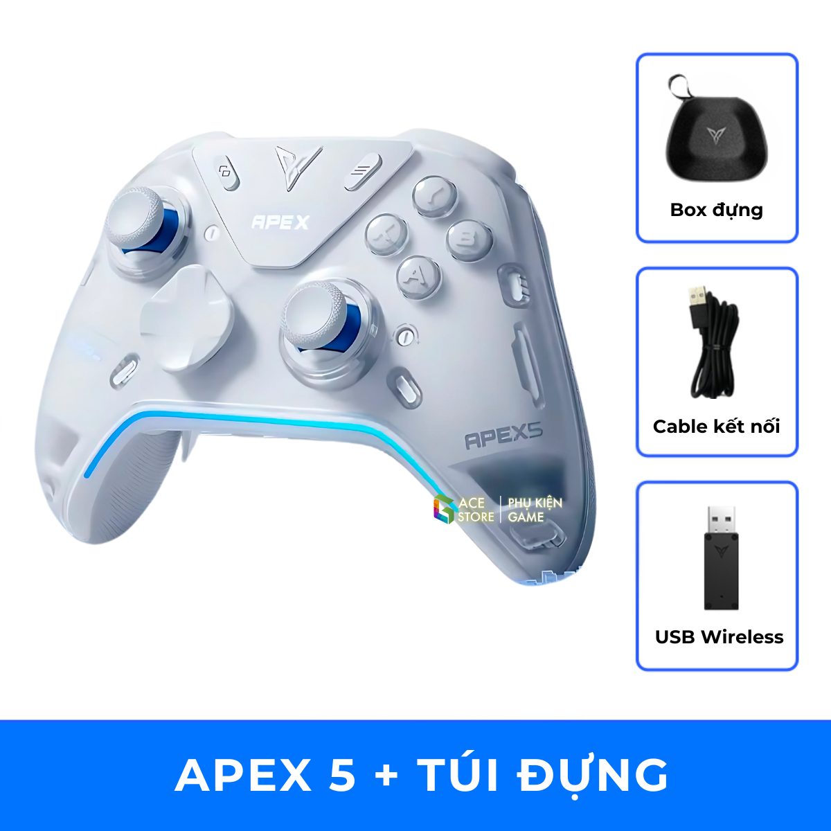 [Chính Hãng] [BH12T] Flydigi Apex 5 Elite - Tay Cầm Chơi Game Cho PC / Mobile / Nintendo Switch