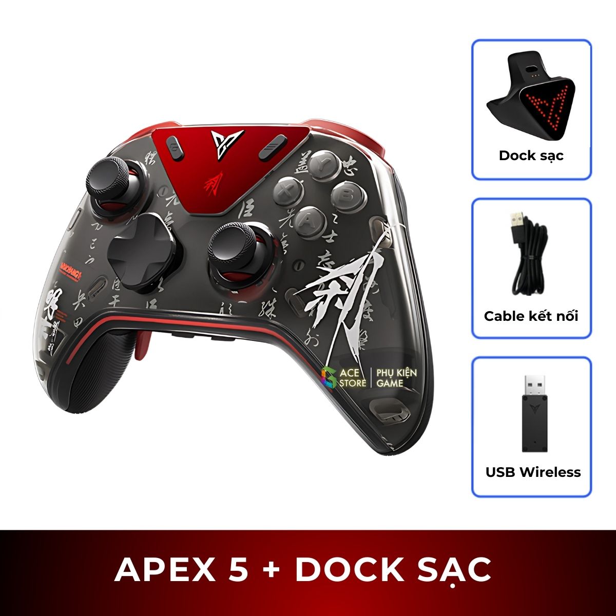 [Sẵn Hàng] [BH12T] Flydigi Apex 5 WuChang | Tay Cầm Chơi Game Kết Nối NearLink 2000 Hz – BH 12 Tháng