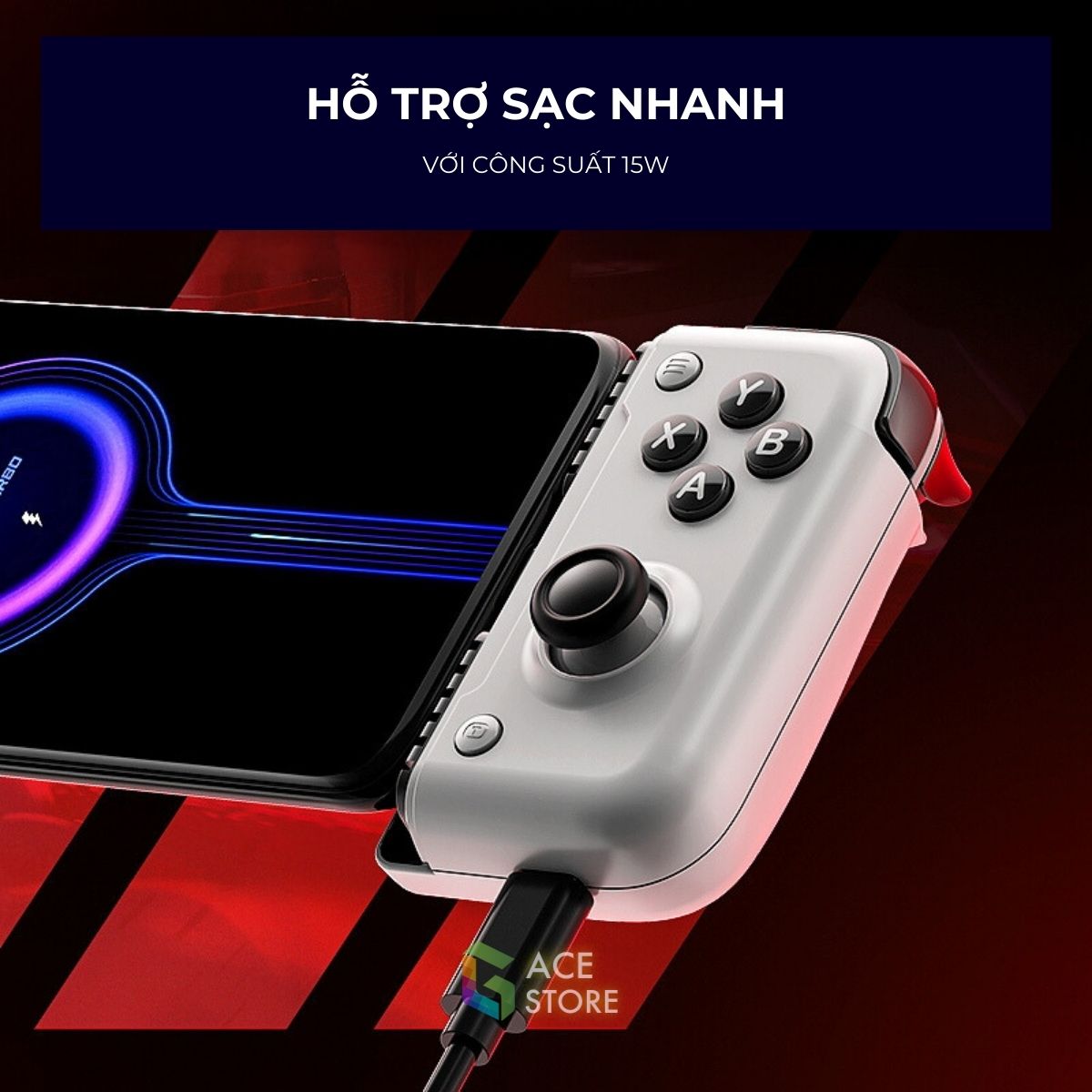 Memo S2 | Tay cầm chơi game kết nối không dây hỗ trợ sạc nhanh 15W