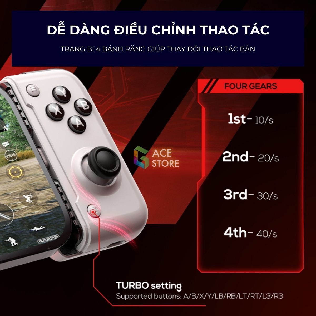 Memo S2 | Tay cầm chơi game kết nối không dây hỗ trợ sạc nhanh 15W