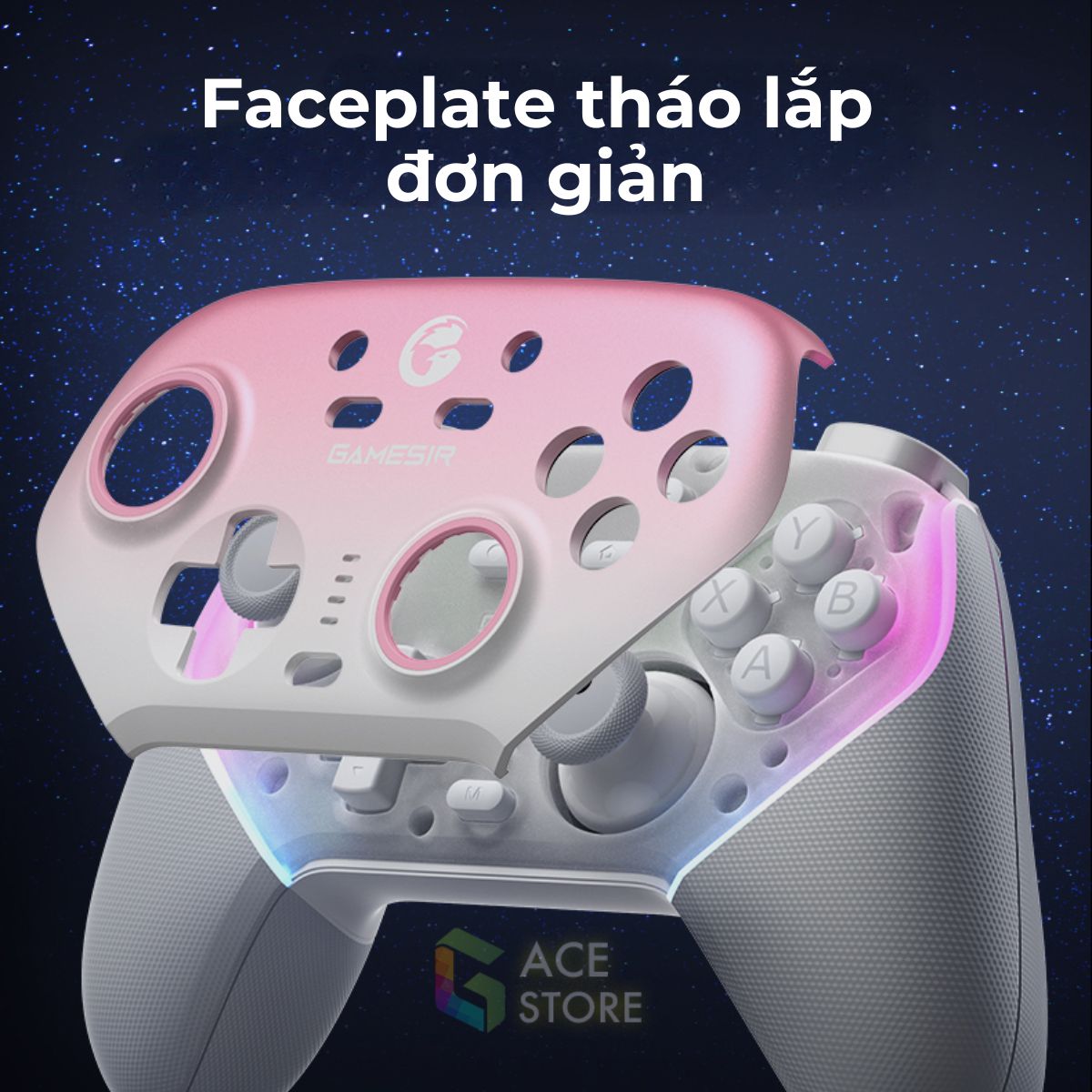 Tay cầm chơi game Gamesir NOVA Pro hỗ trợ đa nền tảng IOS, ANDROID, SWITCH, PC