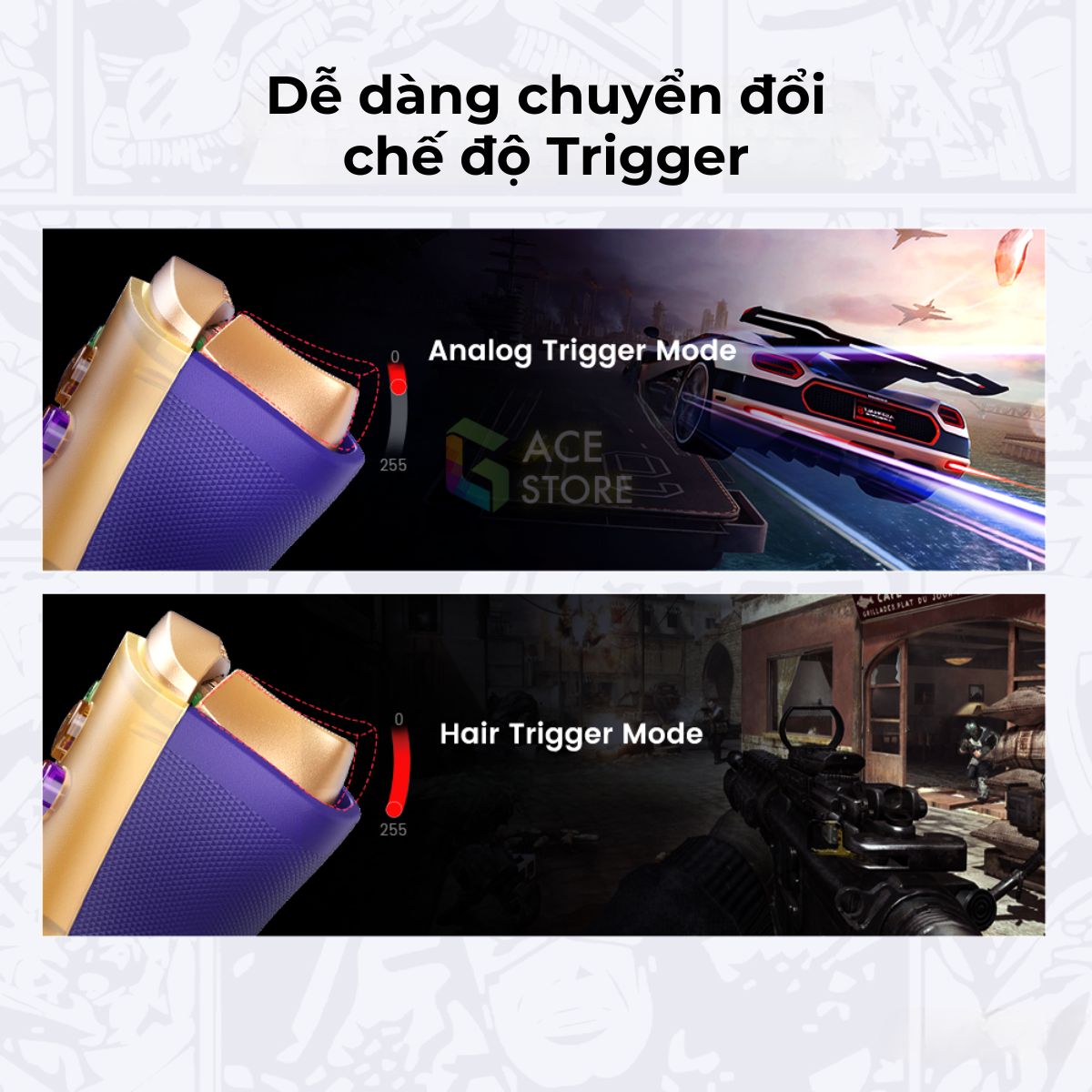 Gamesir G8/G8 Plus | Tay cầm chơi game dành cho điện thoại hỗ trợ đa nền tảng | OS, ANDROID, SWITCH, PC