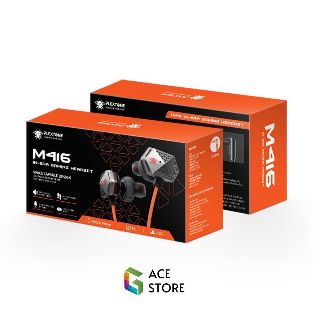 Tai nghe chơi game Plextone M416 chính hãng | Hỗ trợ Type-C & 3.5mm