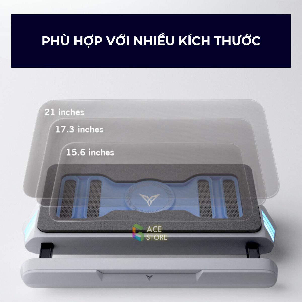 Flydigi BS1 | Để tản nhiệt laptop cao cấp không tiếng ồn, tích hợp 4 chế độ làm mát