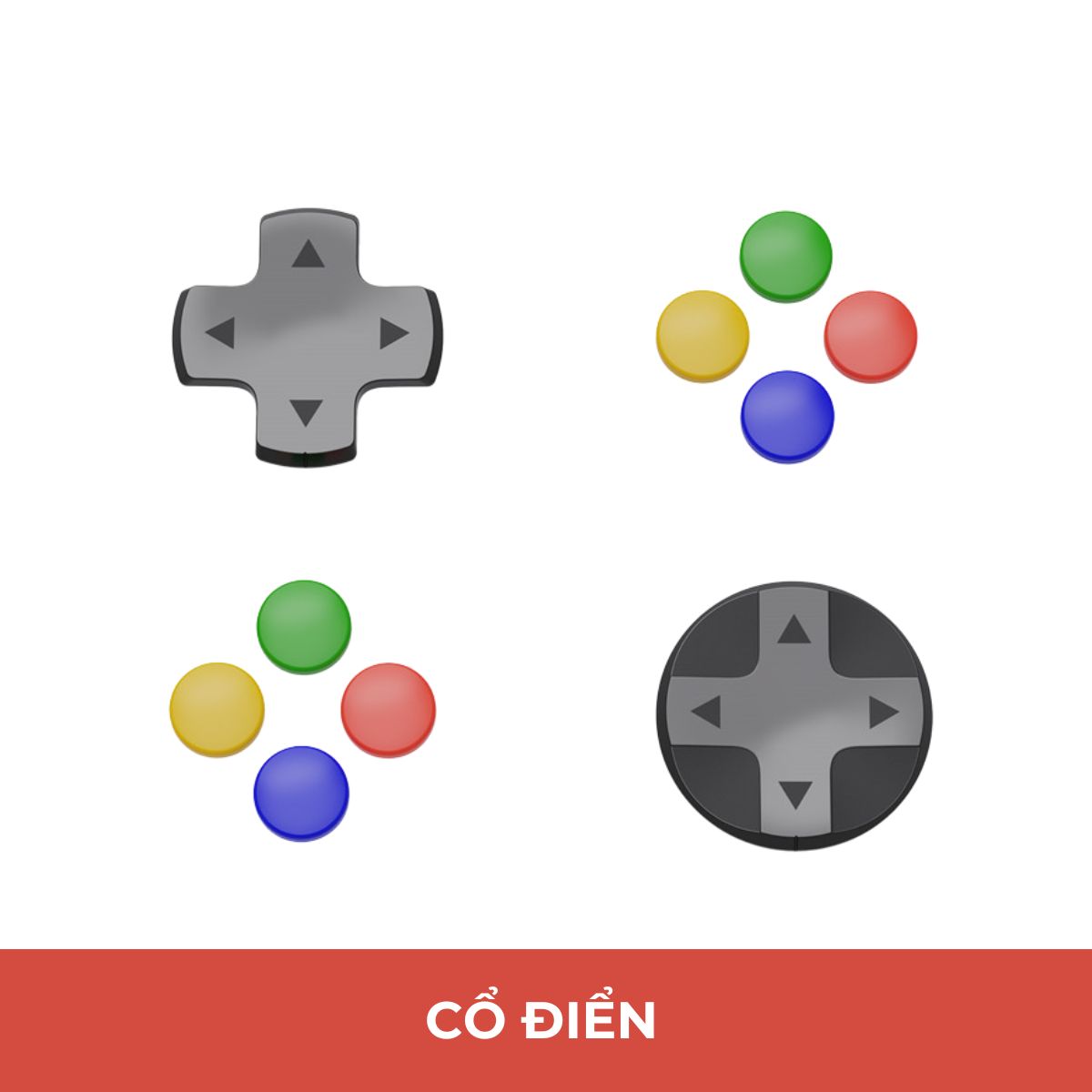 [Chính hãng] Bộ phím nâng cấp Skull & Co. Savage Raven D-Pad Set – dành riêng cho Nintendo Switch 2.