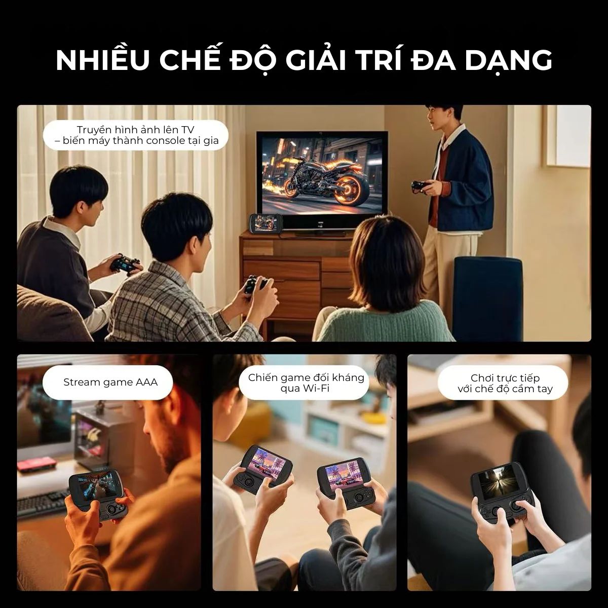 Anbernic RG Slide – Tay cầm chơi game retro trượt độc đáo
