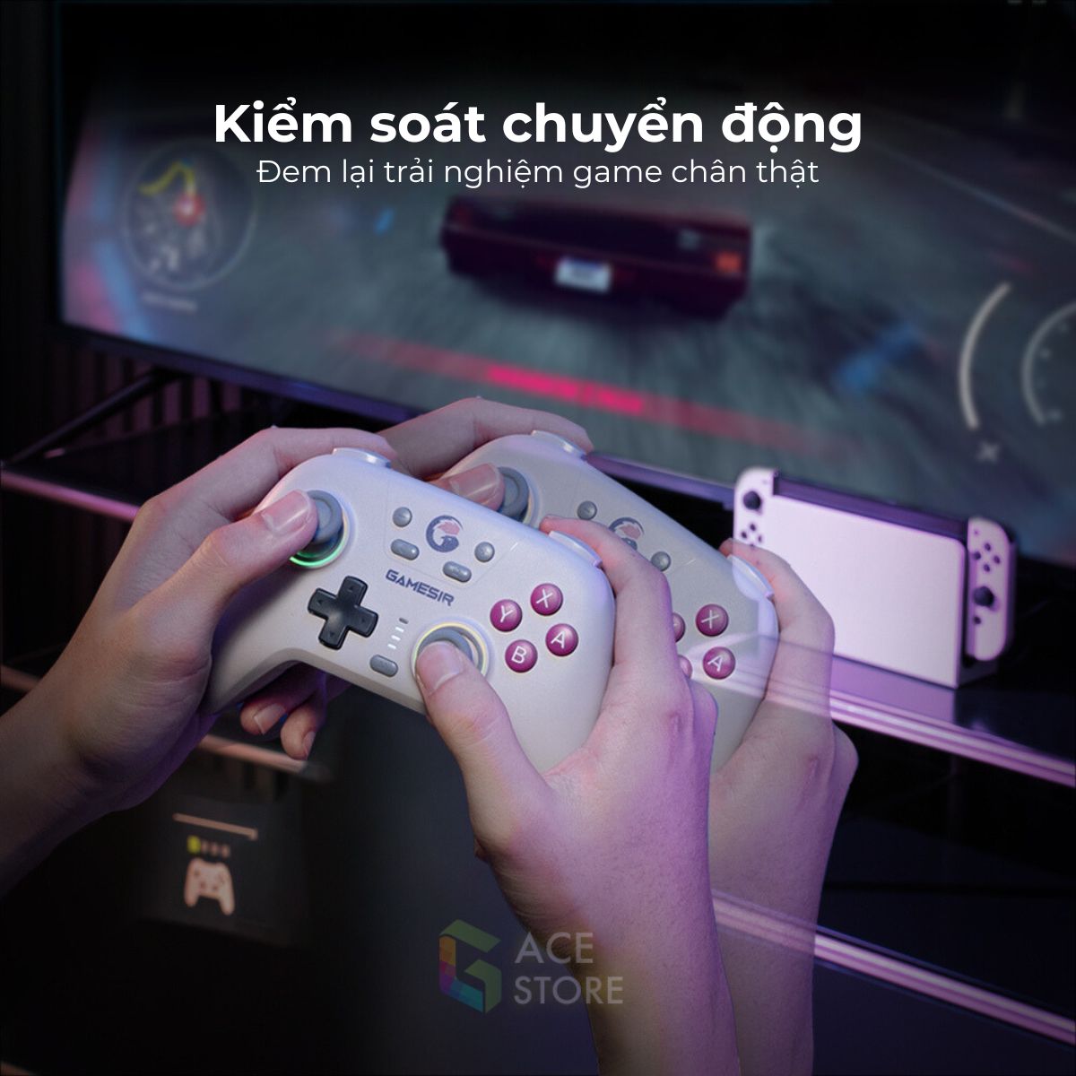 GameSir Nova HD Rumble - Tay cầm chơi game đa nền tảng với công nghệ vượt trội | Nitendo, PC, Steam, Mobile