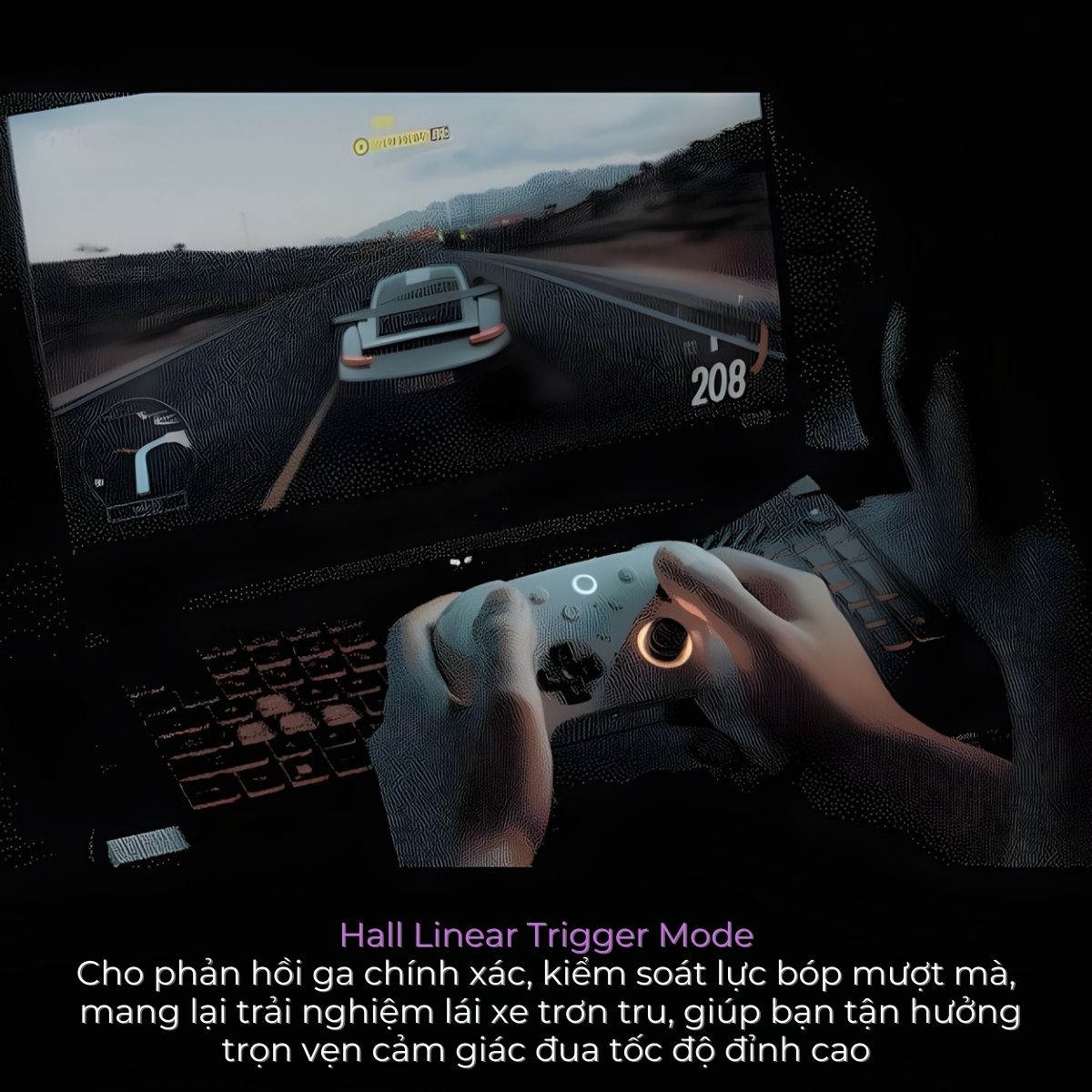 Tay Cầm 8BitDo Ultimate 2 Wireless 1000Hz – TMR Stick Chống Drift – Dock Sạc | PC & Android