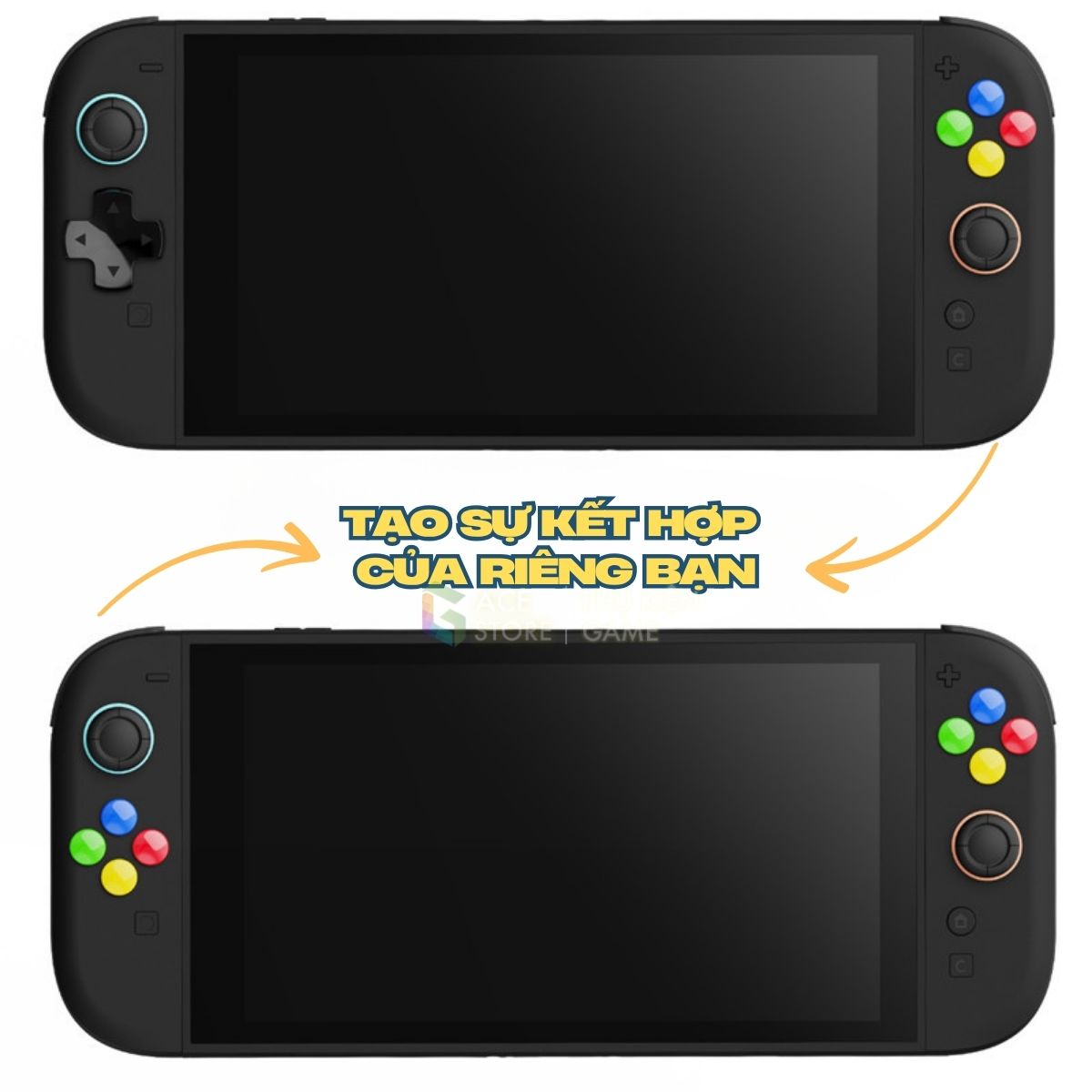 [Chính hãng] Bộ phím nâng cấp Skull & Co. Savage Raven D-Pad Set – dành riêng cho Nintendo Switch 2.