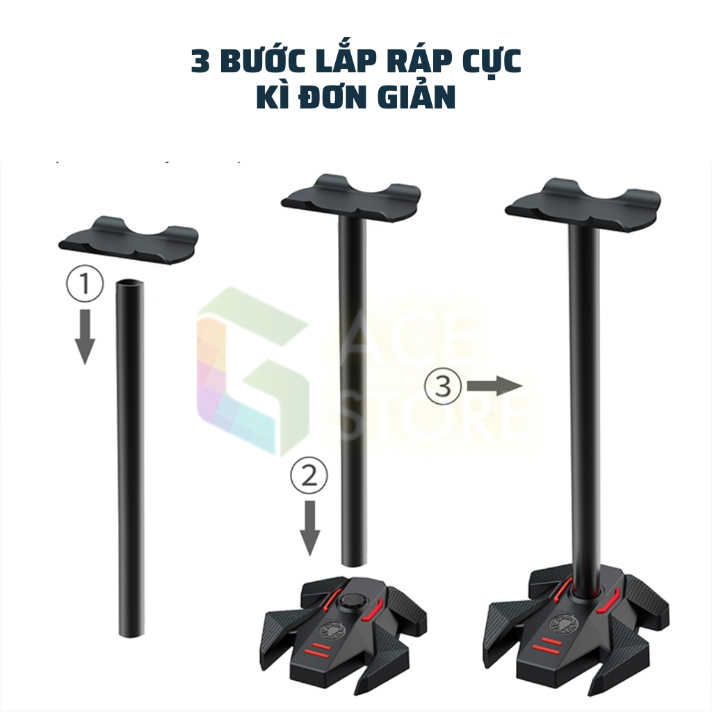 Plextone GP200 | Giá Đỡ Tai Nghe Chất Liệu Kim Loại, Kiểu Dáng Sang Trọng