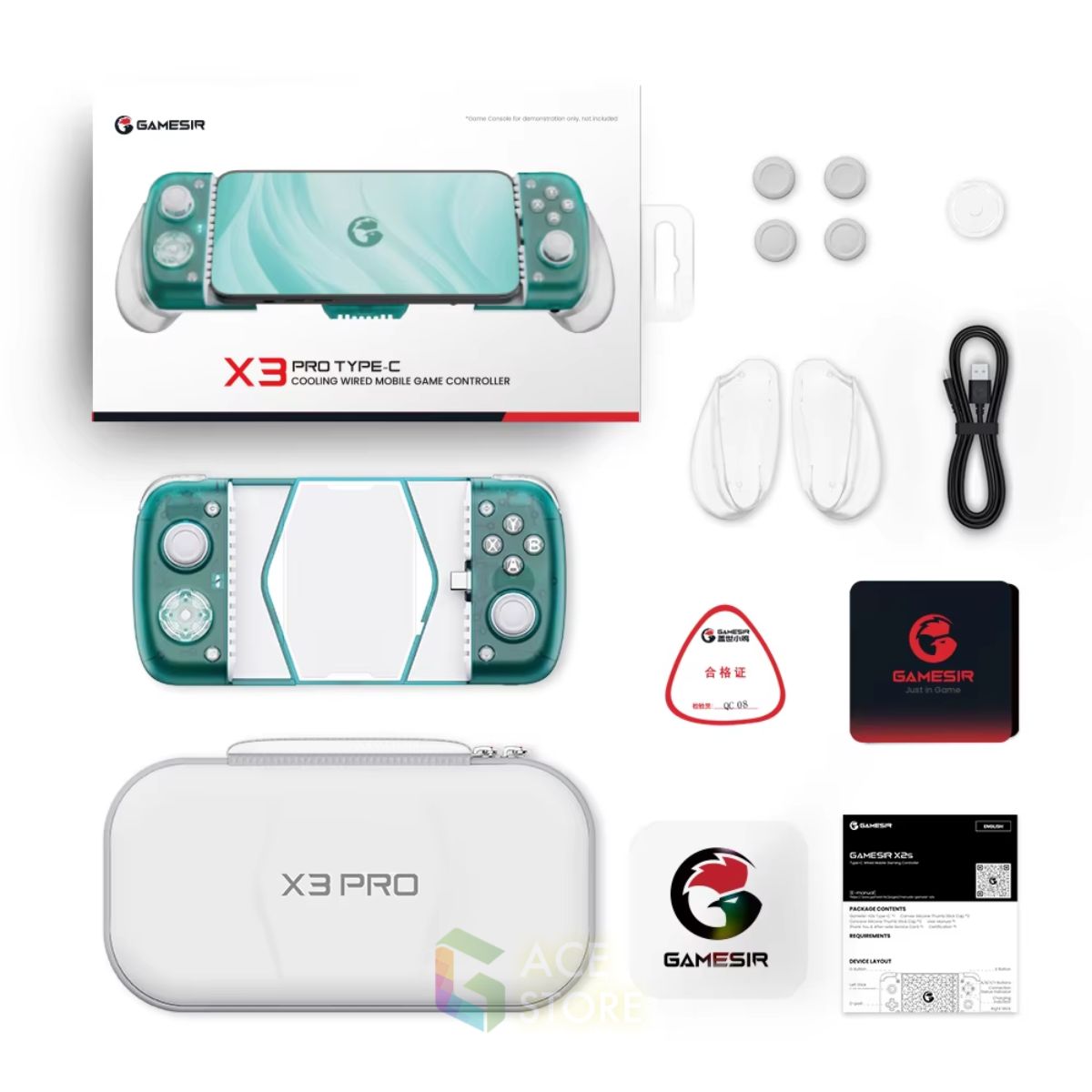 Tay Cầm GameSir X3 Pro Type- C dành cho điện thoại, Android, iPhone 15 Series