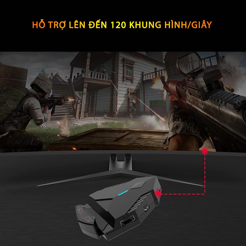 Lingzha Rezar 2 PRO | Bộ chuyển đổi AI thông minh dành cho Android và IOS chơi PUBG, CODM, ROS, Freefire