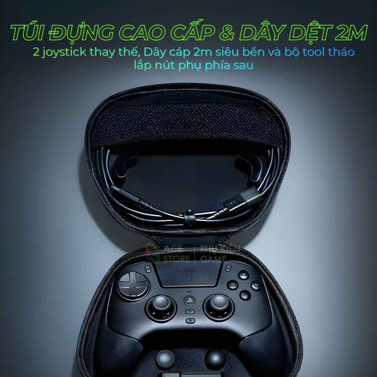 [Chính hãng] Tay Cầm Chơi Game Razer Raiju V3 Pro – Chuẩn Esports Cho PS5™ & PC