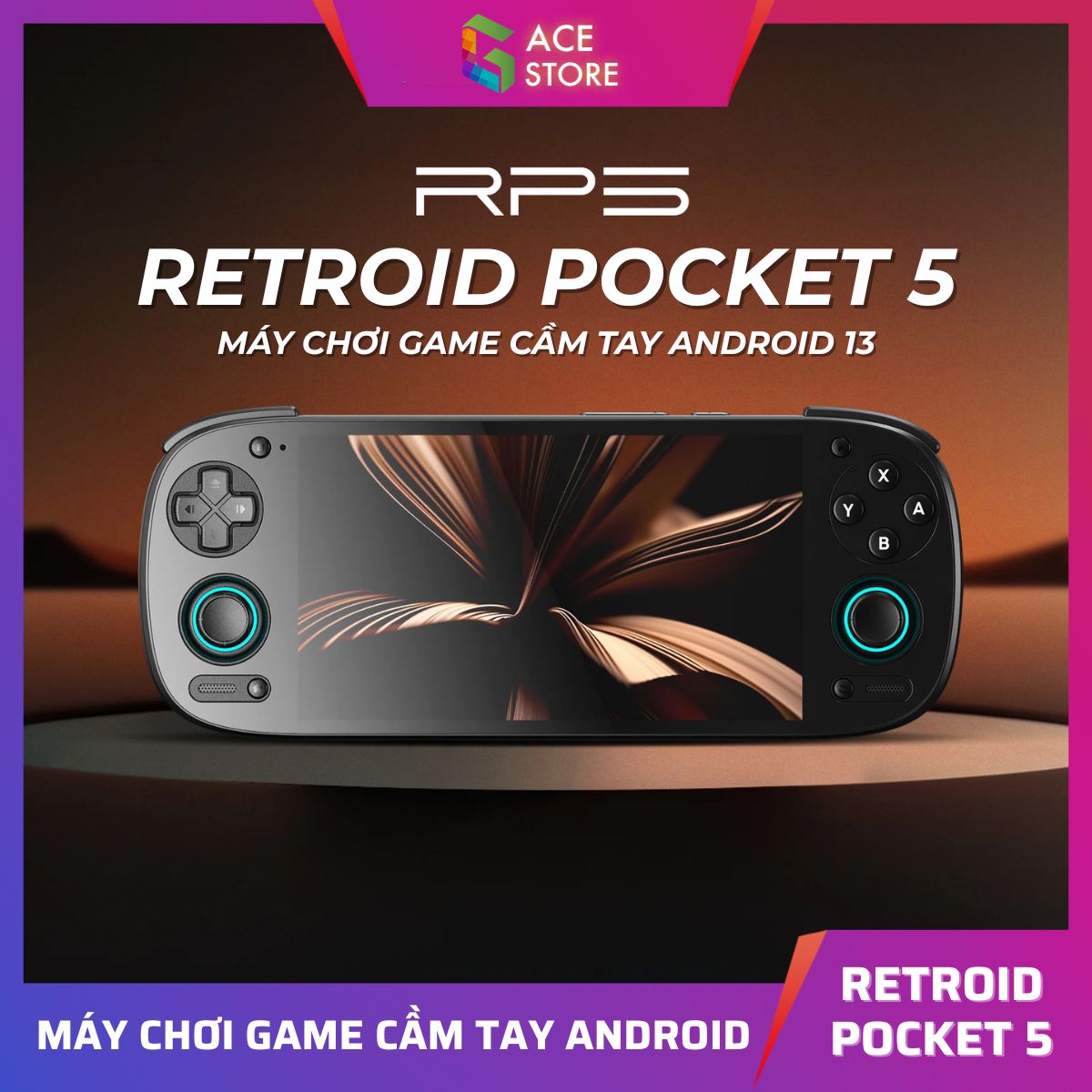 Retroid Pocket 5 – Máy Chơi Game Cầm Tay Android 13 Giả Lập Mọi Game Retro