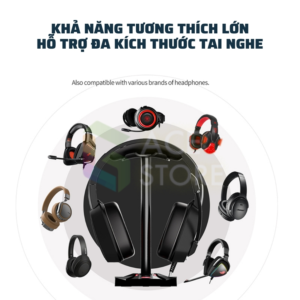Plextone GP200 | Giá Đỡ Tai Nghe Chất Liệu Kim Loại, Kiểu Dáng Sang Trọng
