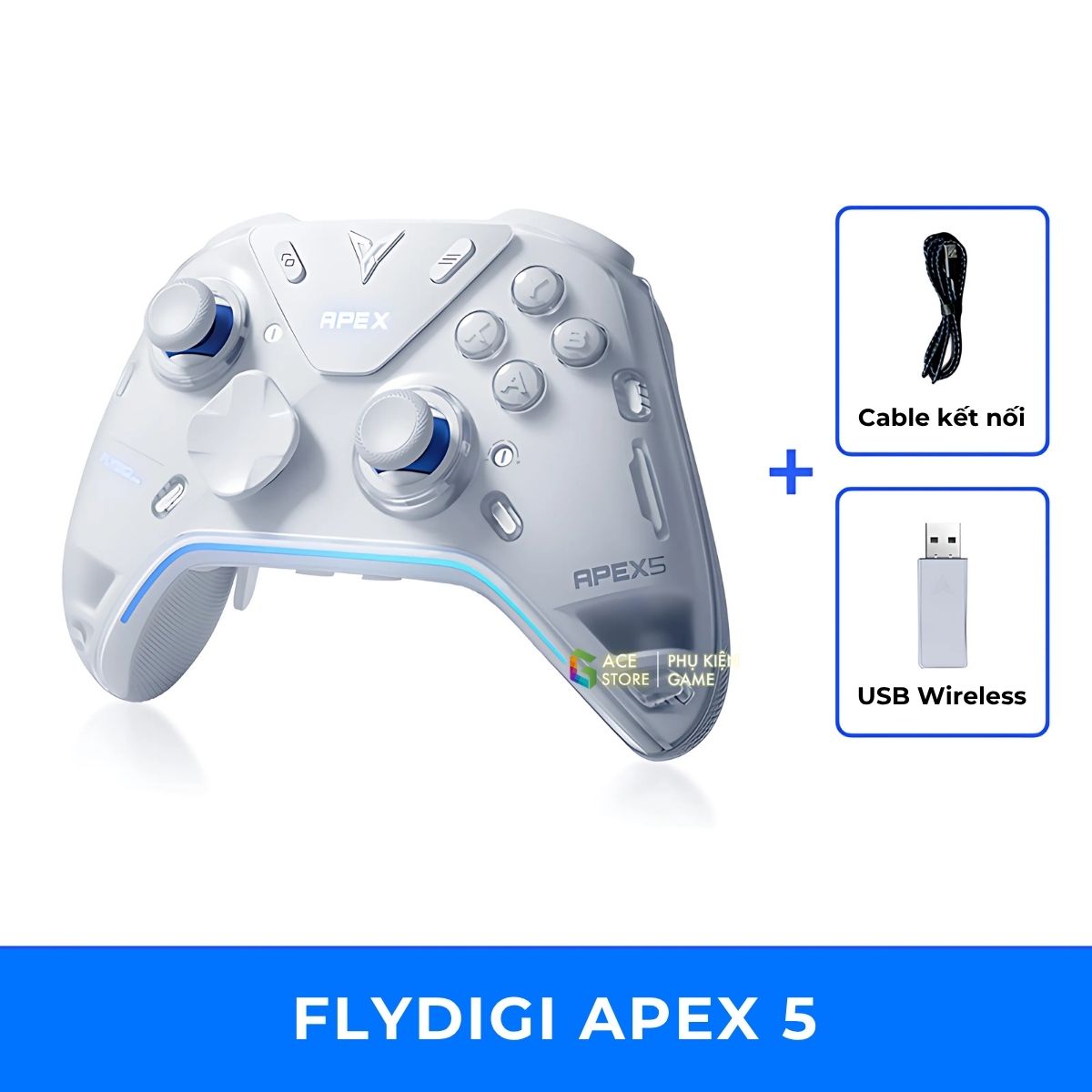 Flydigi Apex 5 EVA | Tay Cầm Chơi Game Kết Nối Nearlink 2000hz - BH 12 Tháng