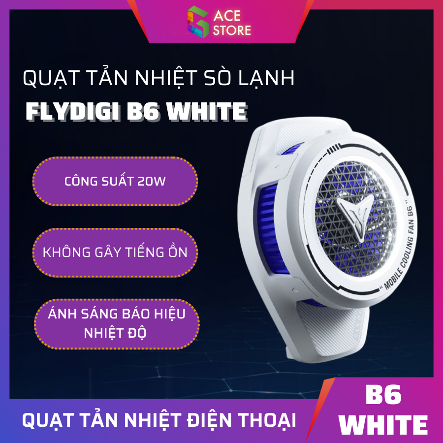 Flydigi B6 Limited | Phiên bản màu trắng