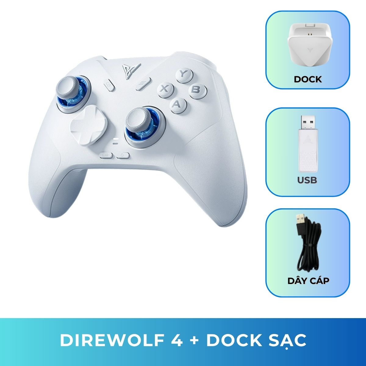 [Chính hãng] Flydigi Direwolf 4 – Tay Cầm Chơi Game Đa Nền Tảng, Polling Rate 1000Hz, Joystick Tùy Chỉnh Lực