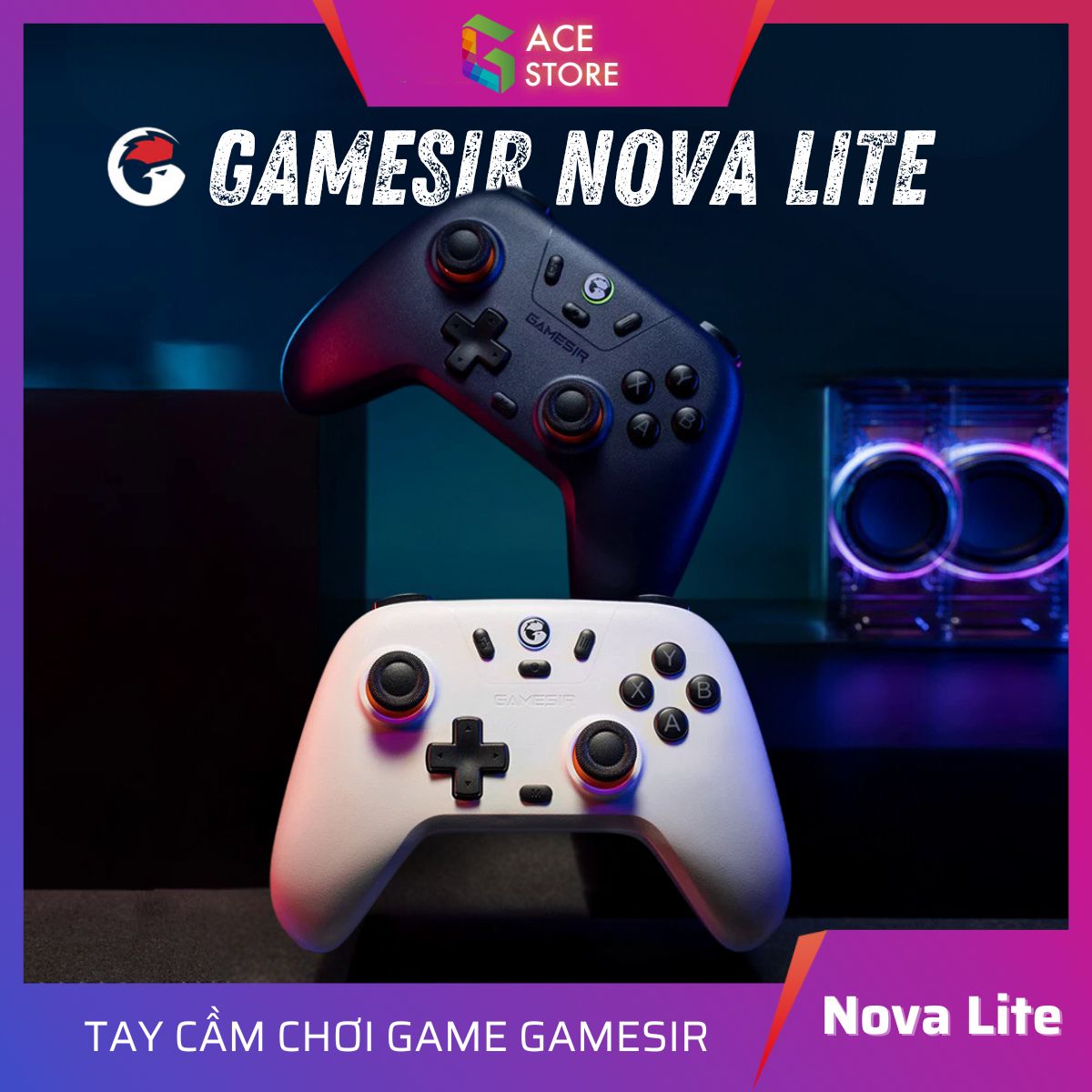 Gamesir Nova Lite - Tay cầm chơi game đa nền tảng cho PC/Steam/NS/Mobile