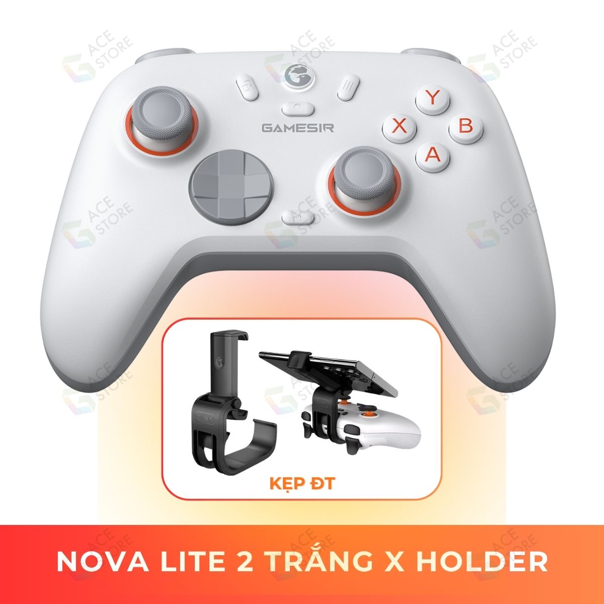 Tay cầm GameSir Nova Lite 2 hỗ trợ đa nền tảng dành cho PC/Steam/NS/Mobile