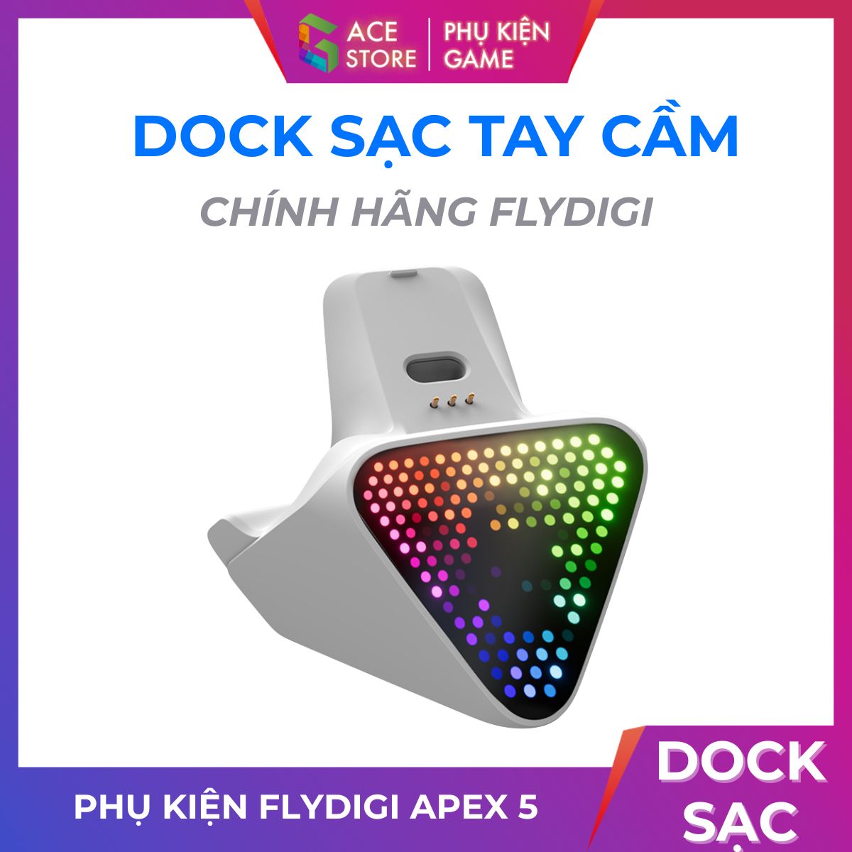 Dock Sạc Tay Cầm Chính Hãng Flydigi Cho Apex 5