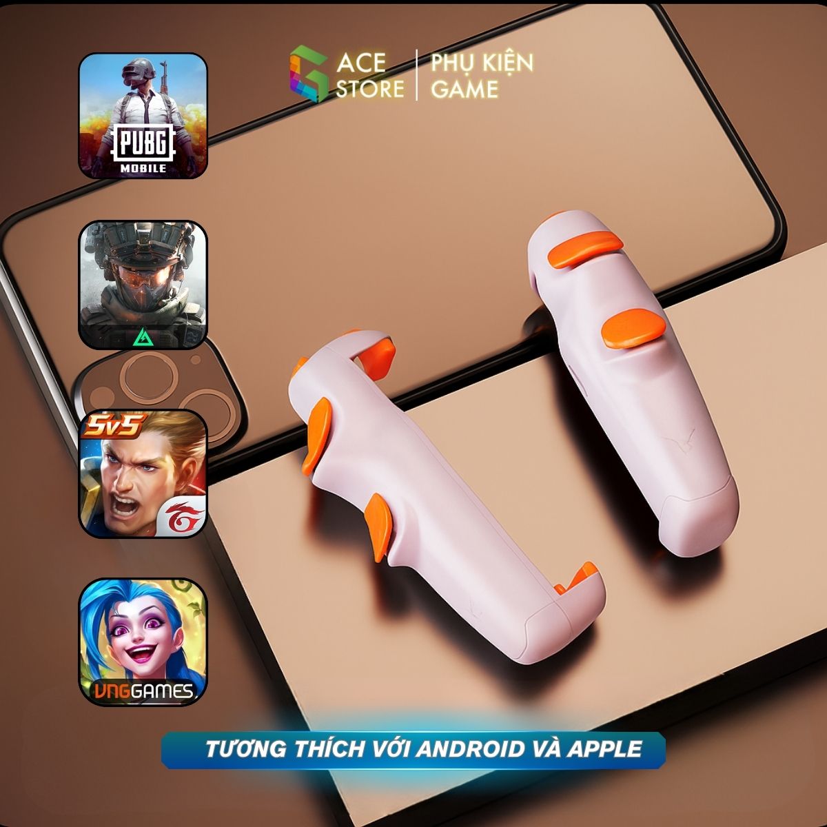 Nút bắn chơi game hỗ trợ ghìm tâm, Autotap RED Spider PRO S07 Ultra dành cho IOS và Android | Gace Store