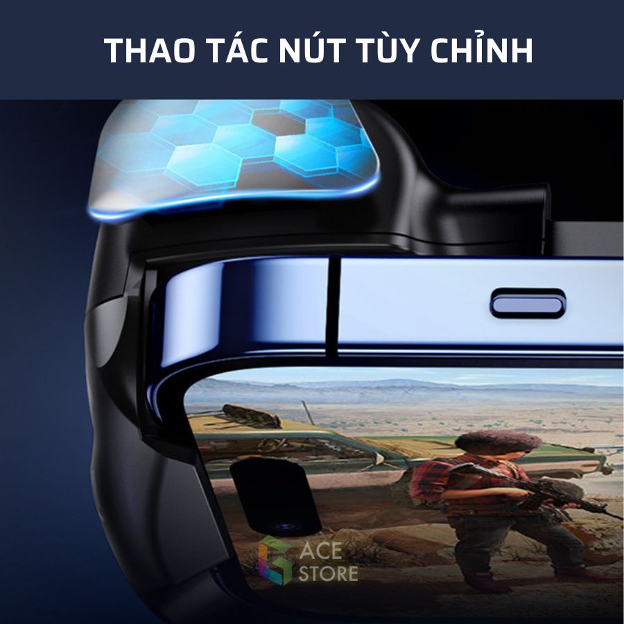 Tay cầm JK01 | Tay cầm chơi game auto tap / macro / quạt tản nhiệt sò lạnh