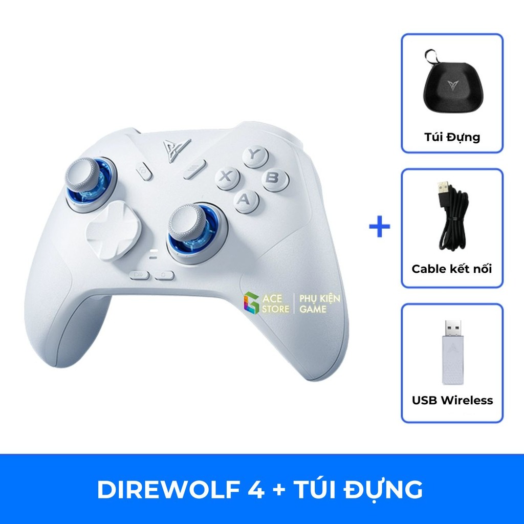 [Chính hãng] Flydigi Direwolf 4 – Tay Cầm Chơi Game Đa Nền Tảng, Polling Rate 1000Hz, Joystick Tùy Chỉnh Lực