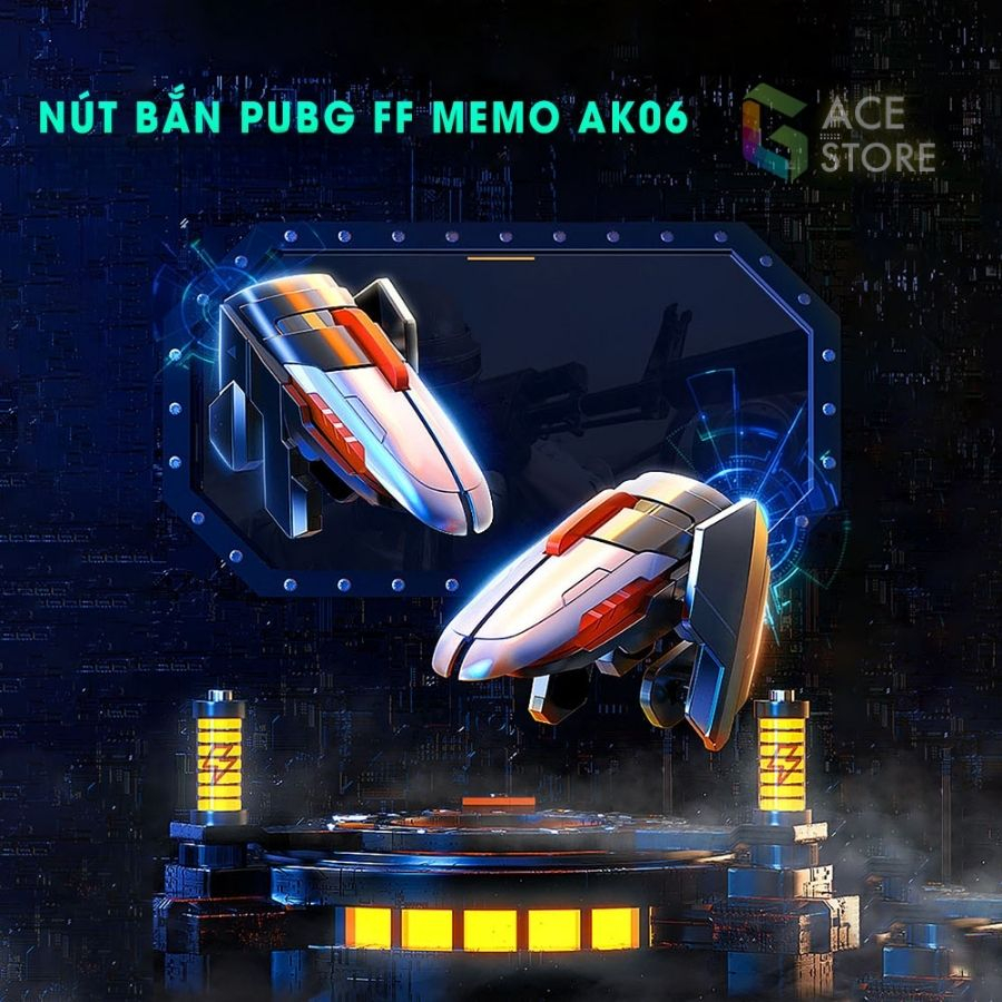 Memo AK06 | Nút bắn hỗ trợ chơi game mobile FPS 6 ngón