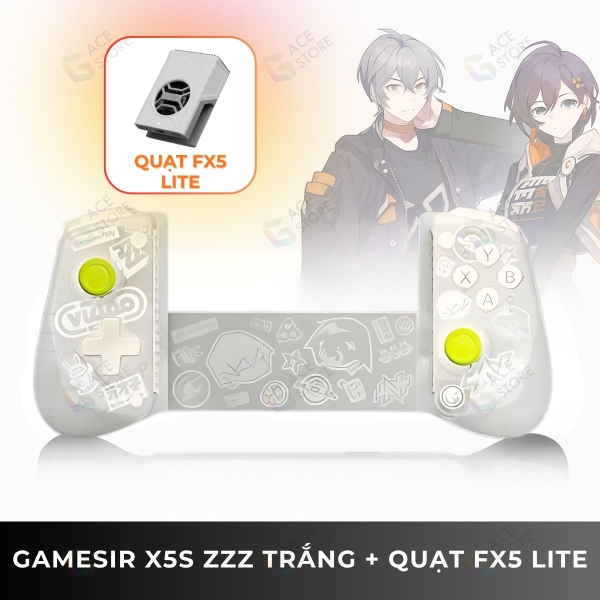 Tay Cầm GameSir X5s Limited Zendless Zone Zero – Không dây Đa Nền Tảng Hỗ Trợ Switch2/Android/PC