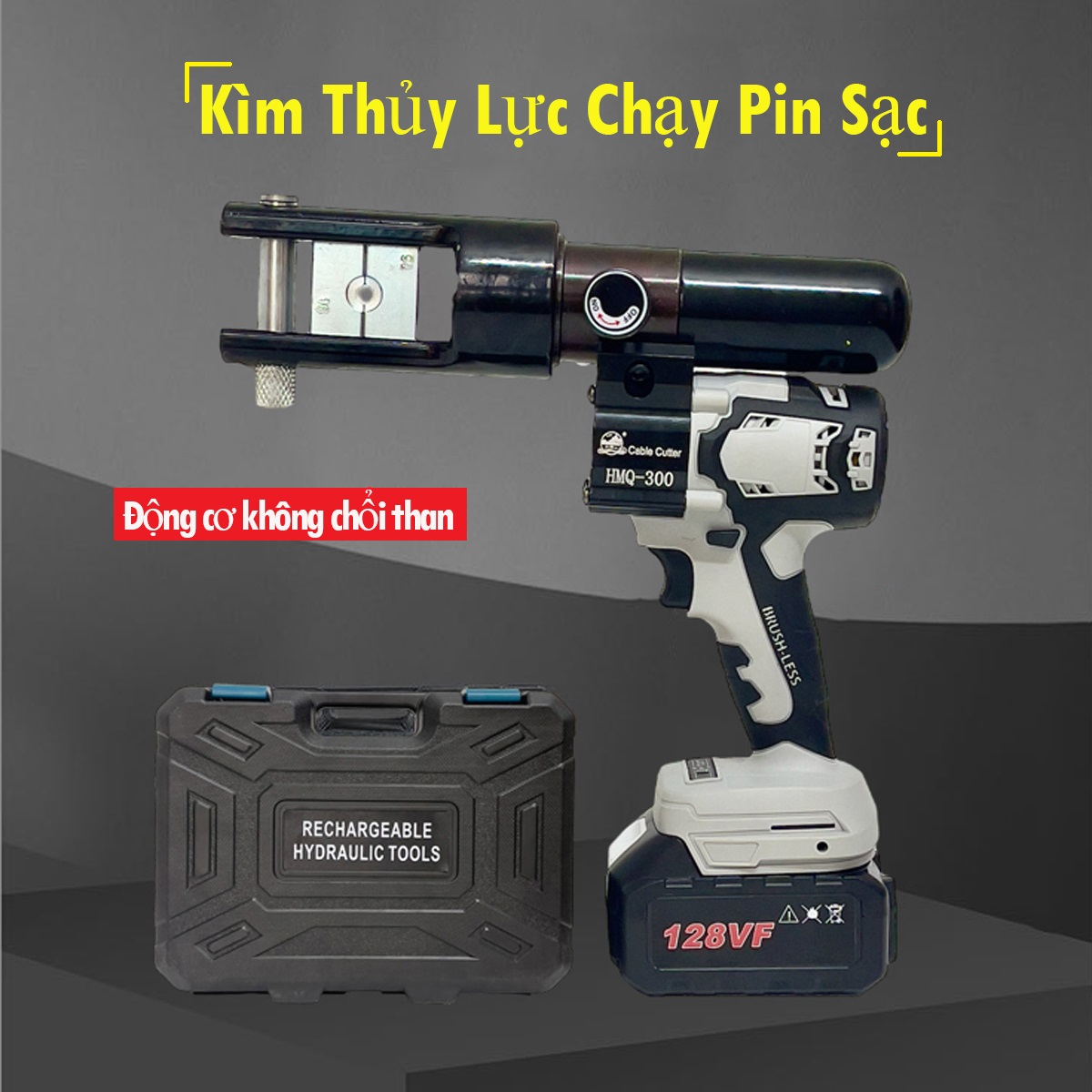 Máy ép cos thủy lực dùng pin TAD HMQ-300