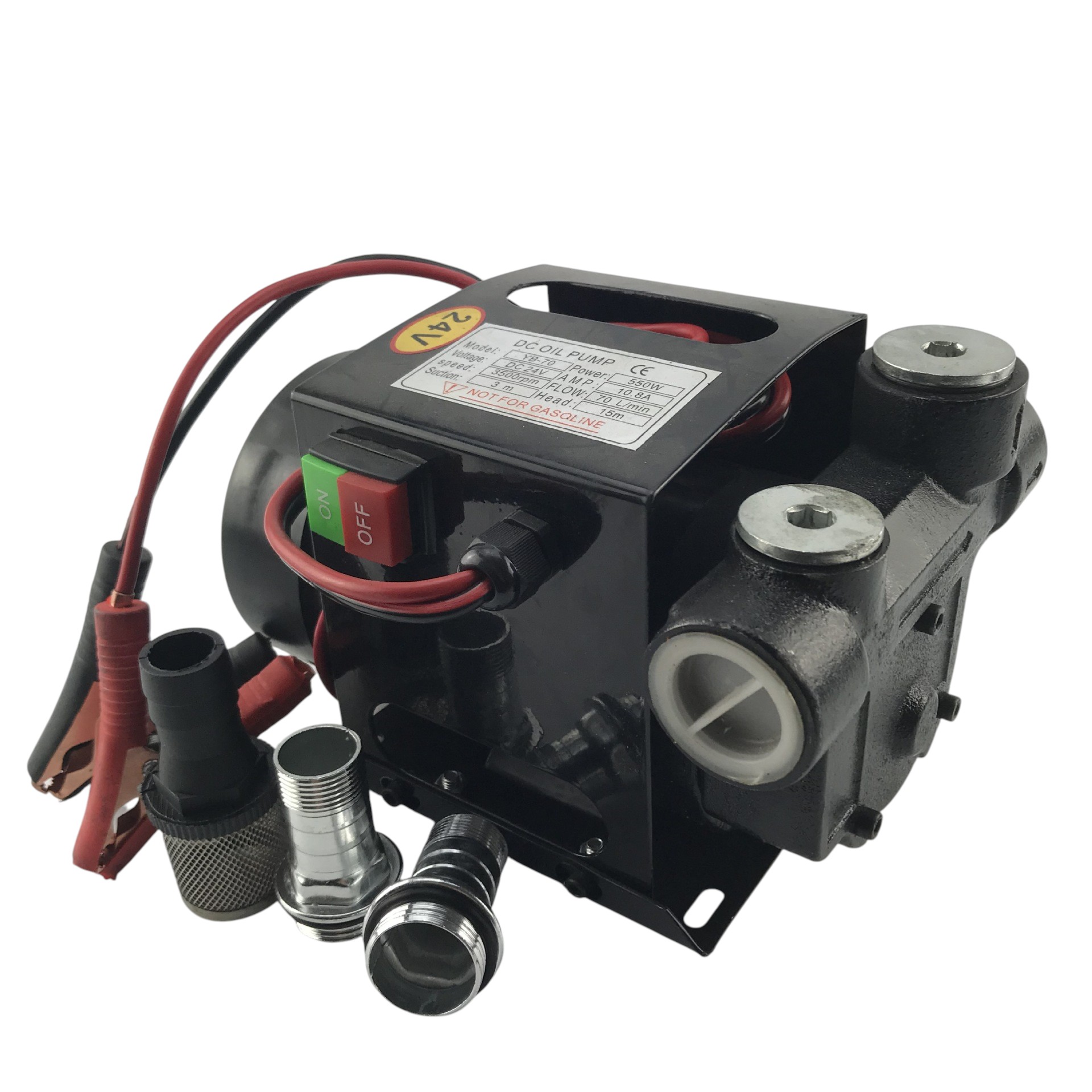 Bơm Dầu Diesel DC YB-70 điện 12V 24V
