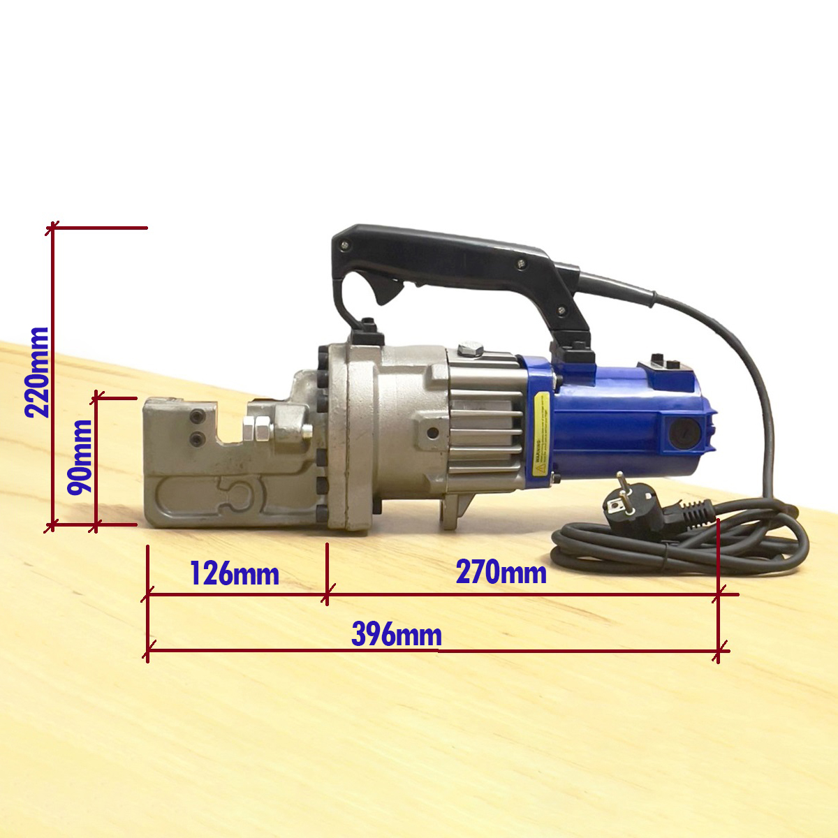 Máy cắt sắt thủy lực chạy điện tools TAD RC-22