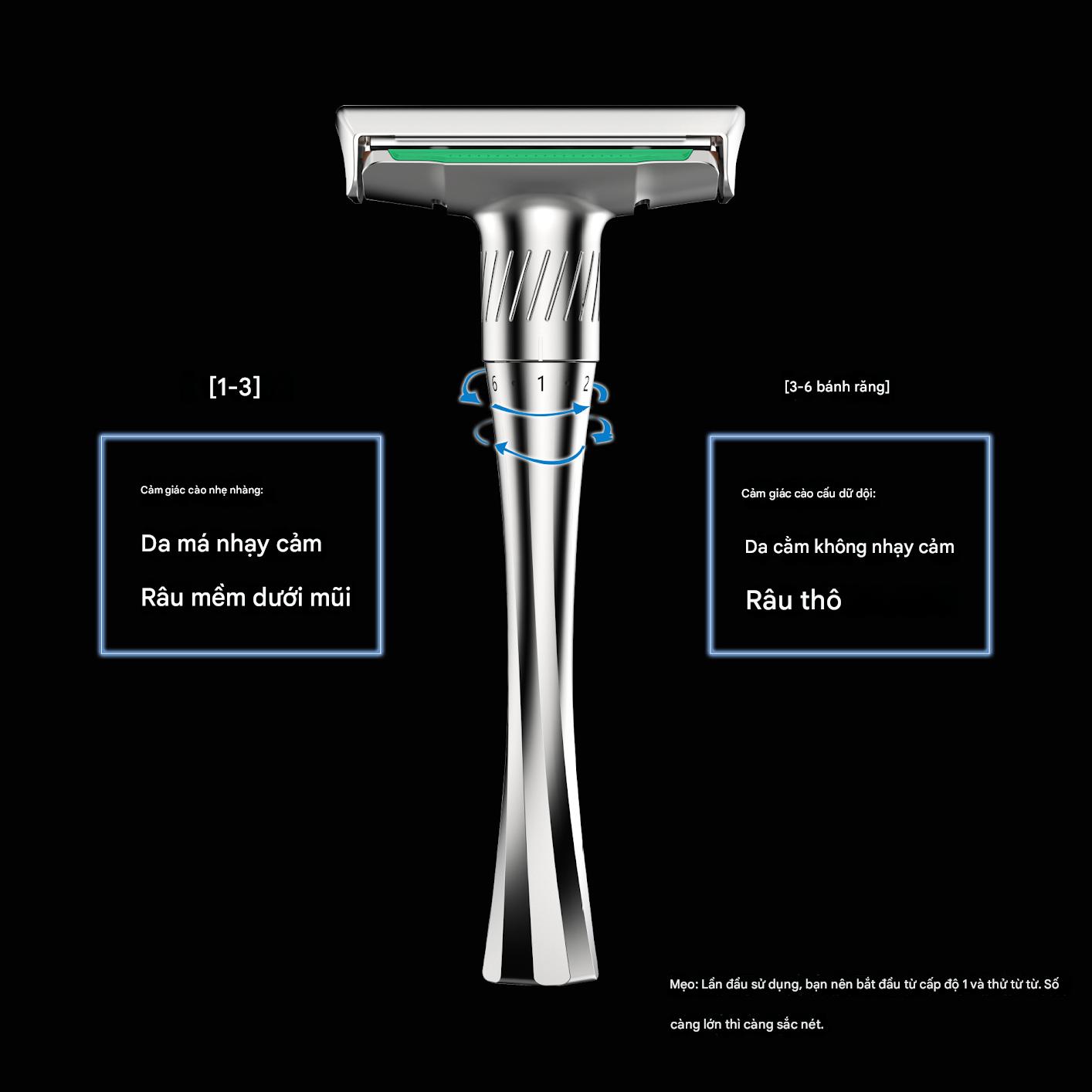 Dao cạo râu lưỡi lam Mingshi 2000SA