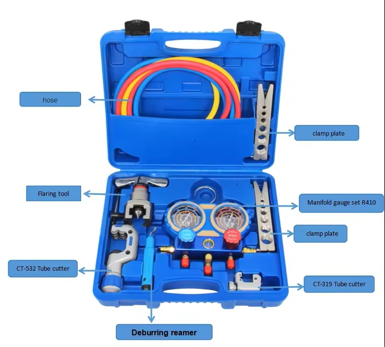 CT-8A Bộ dung cụ lắp đặt và bảo trì điều hòa ga R22/R134a/R410A/R32