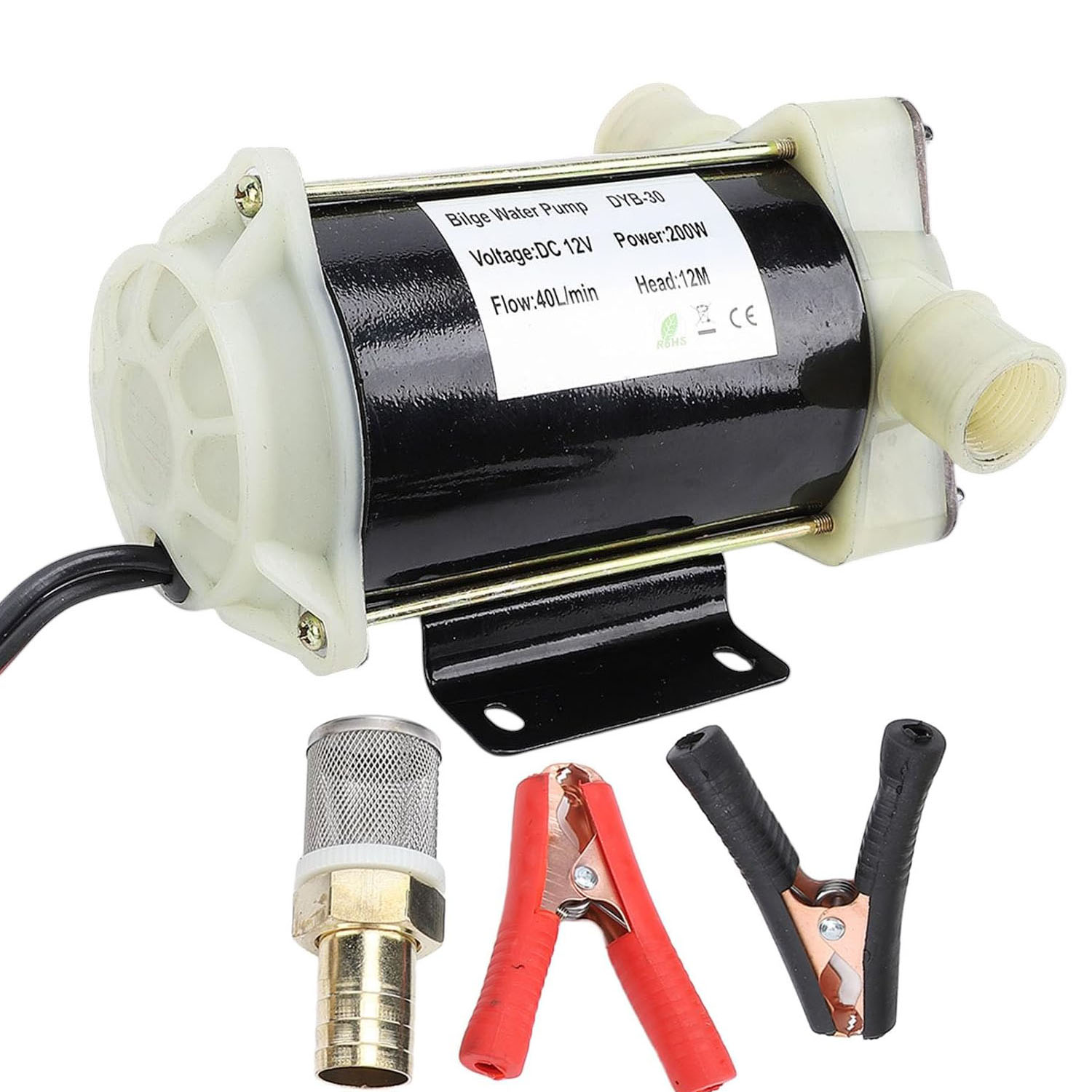 Máy bơm nước 12V đa năng DYB-30 kèm + 5m ống lõi thép