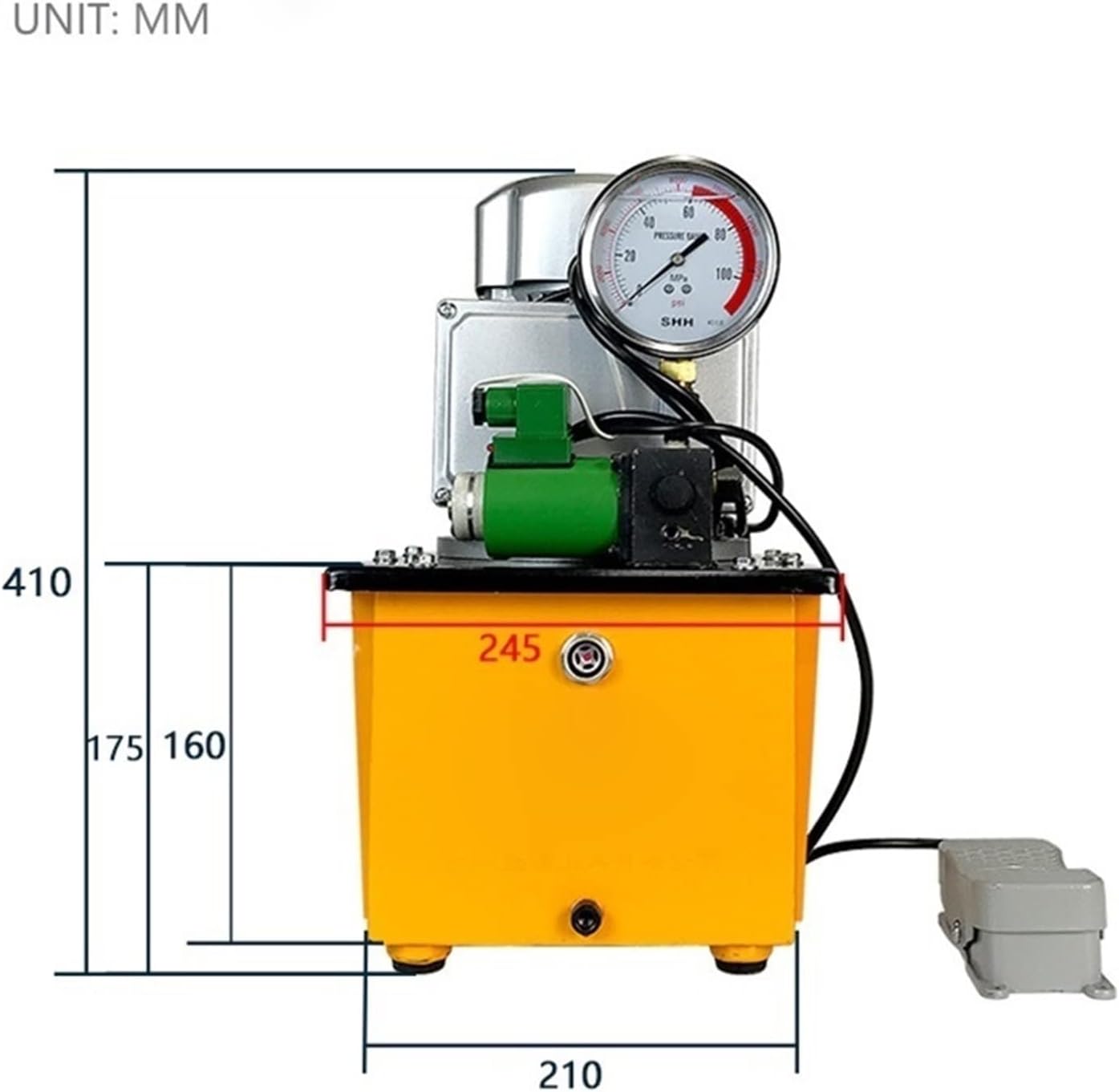 Bơm thủy lực điện tự động. Model:ZCB-700B