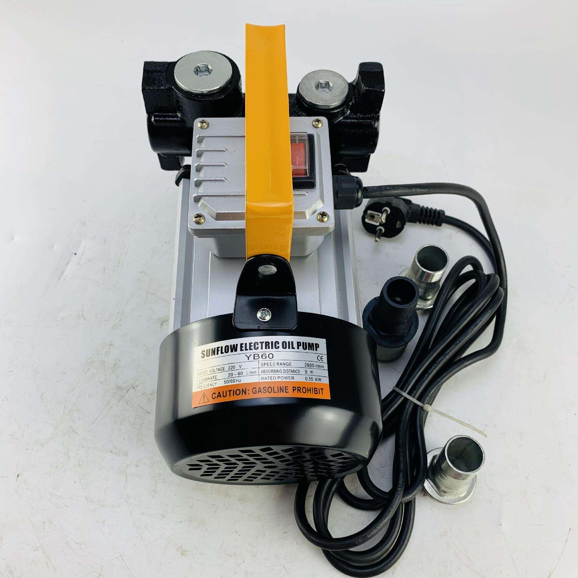 Bơm YB-60 kèm + 6m ống + cò bơm có đồng hồ WG03