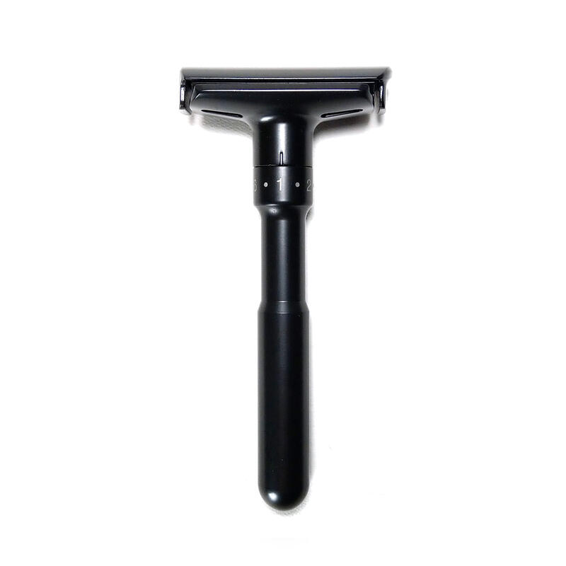 Bàn cạo râu cổ điển Ming shi 2000s đen + chân đế cổ điển
