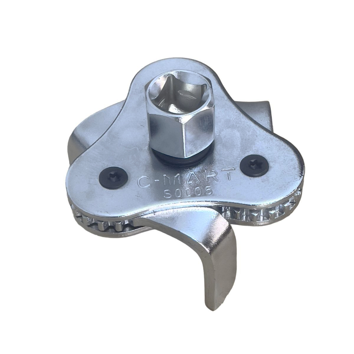 Vam cảo nắp lọc dầu 3 chân dẹt, tự độ điều chỉnh đường kính 63-102(mm) C-mart S0005 - dùng siết lực hệ 1/2"