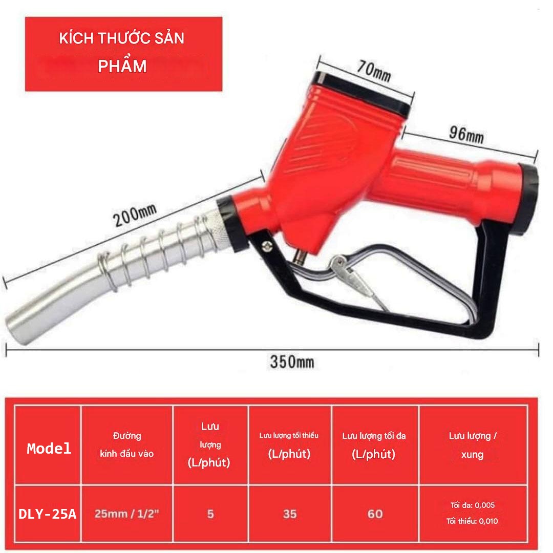 Cò Bơm Dầu Diesel đo lưu lượng DLY-25A
