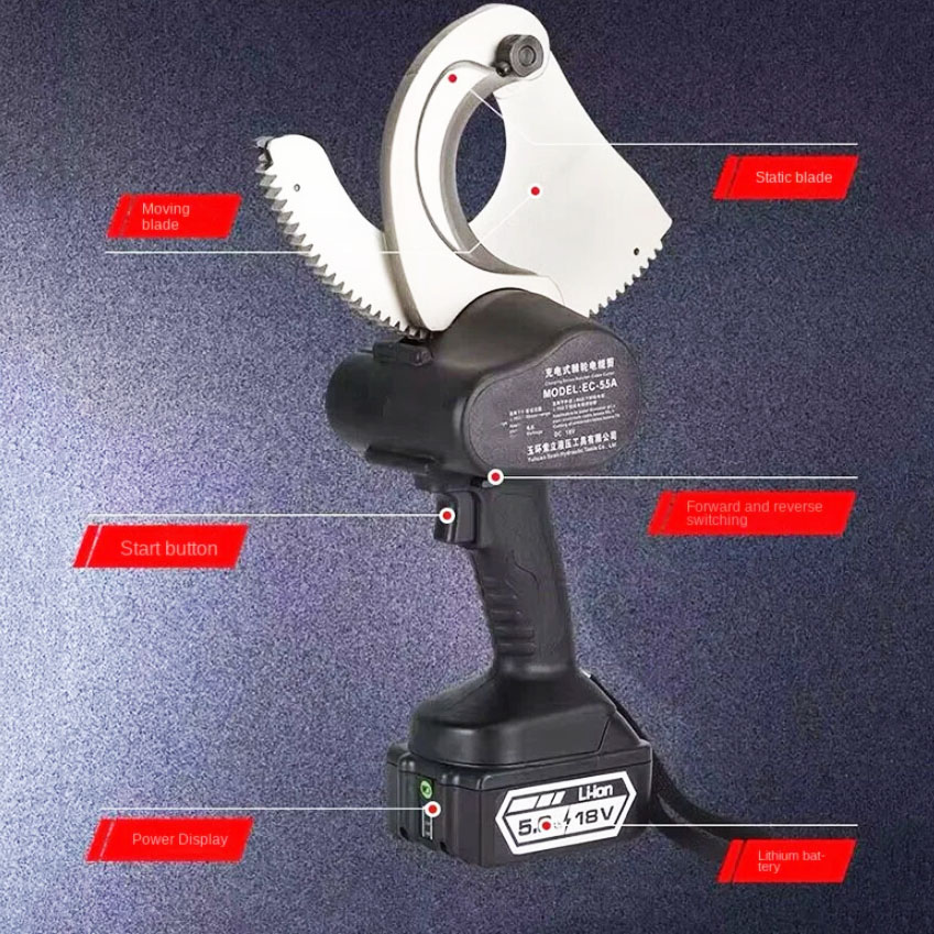 Máy cắt cáp điện dùng pin TOT EC-G-55A