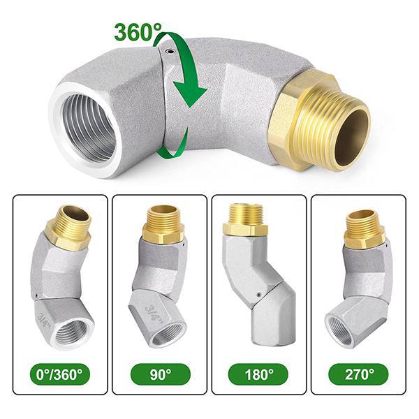 Nối ống xăng dầu cổ xoay 360 độ (Flex)