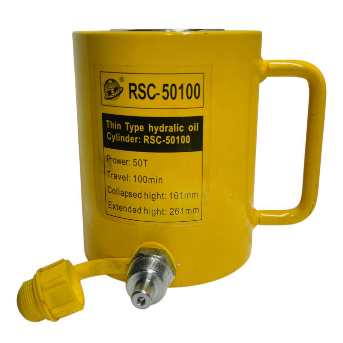 Kích thủy lực 50 tấn hành trình 100mm FCY-50100 + kèm bơm tay thủy lực CP-700-2