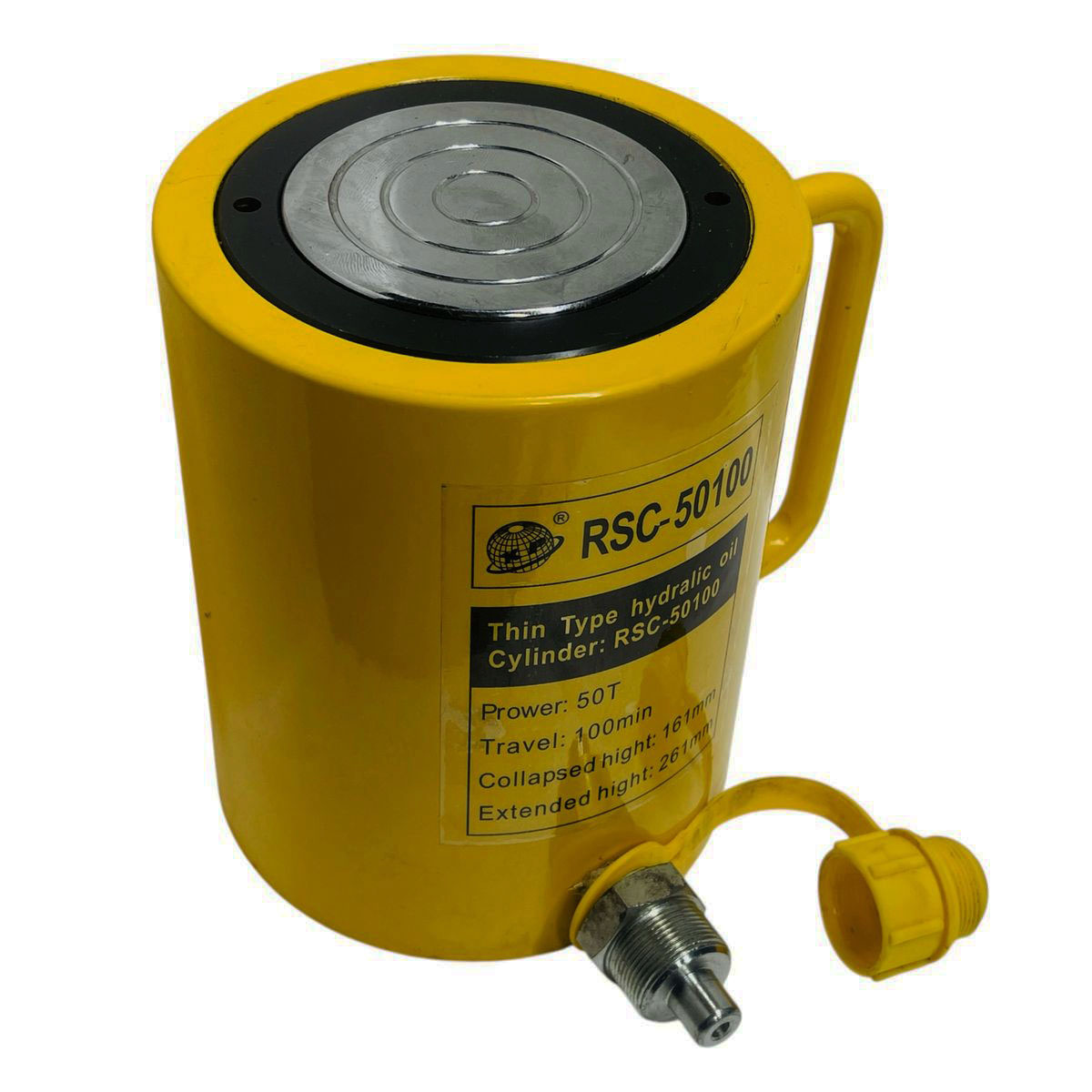 Kích thủy lực 50 tấn hành trình 100mm FCY-50100 + kèm bơm tay thủy lực CP-700-2