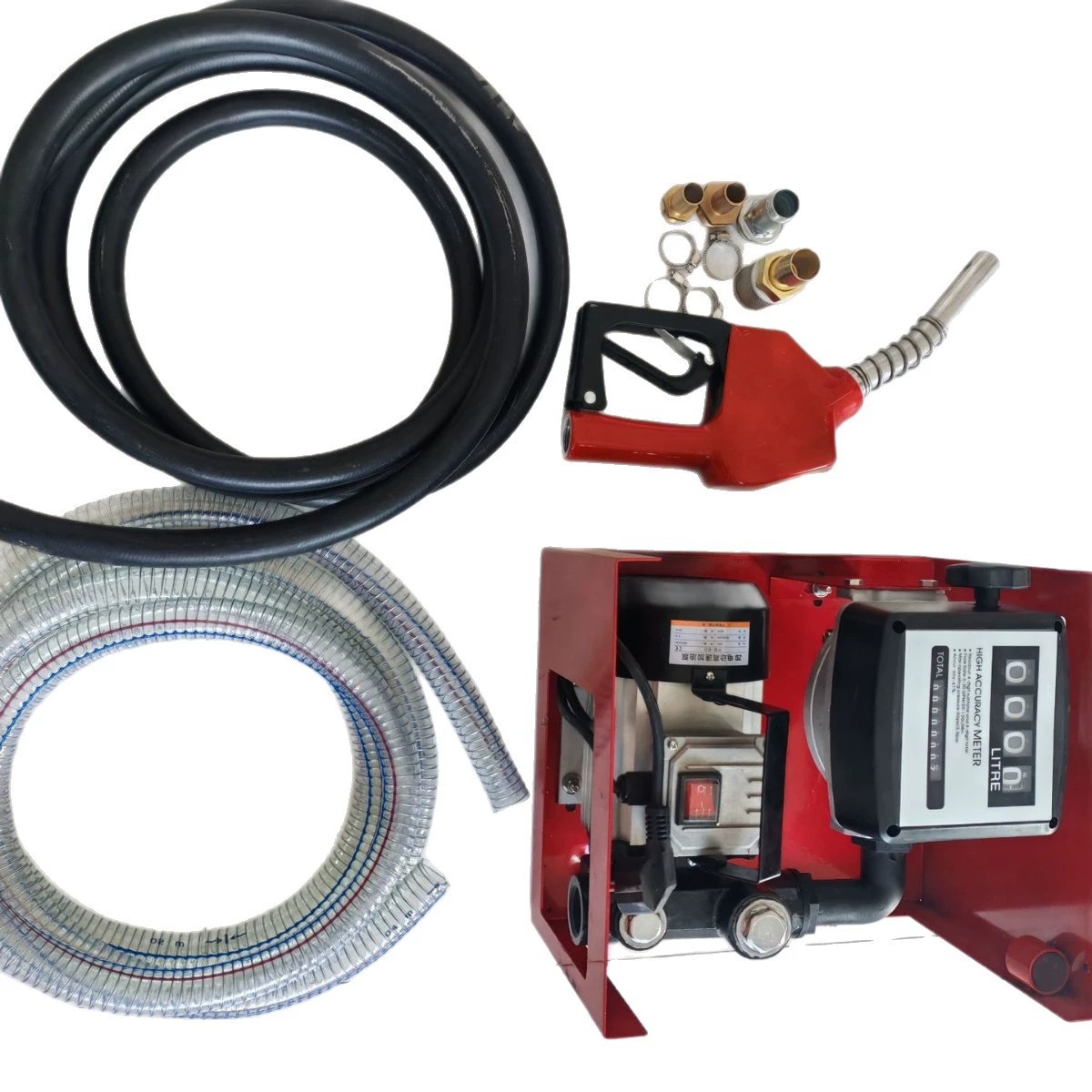 Bơm dầu 60L/phút có đồng hồ hiển thị số lít YB60-220V Vĩnh Khang shop