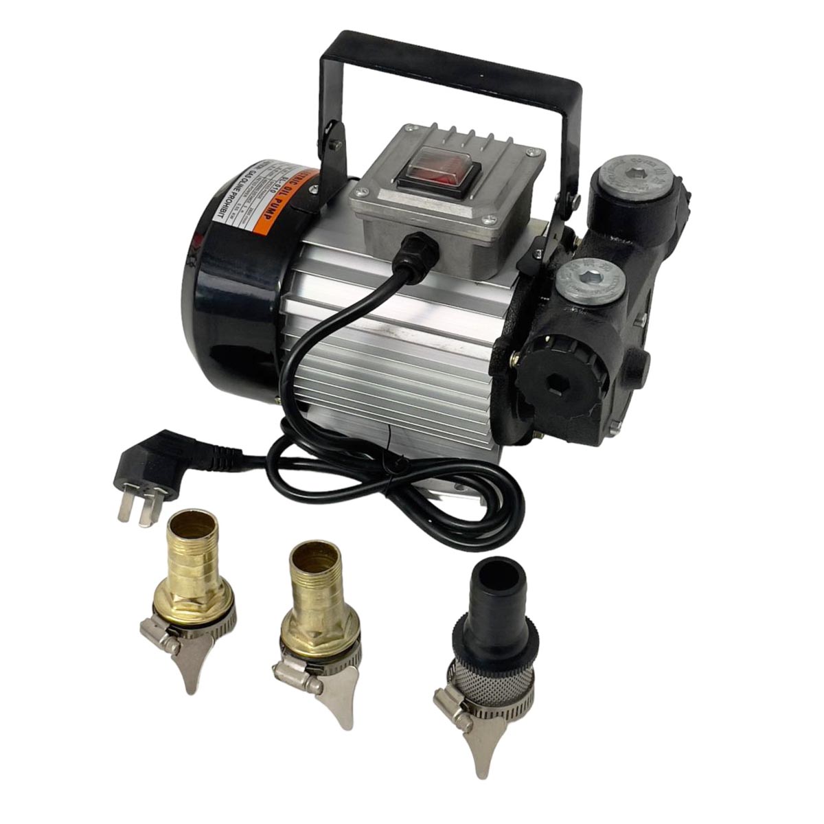Máy bơm dầu nhớt Suoli SL-010 + 10m ống phí 25mm + Cò nhôm 60L