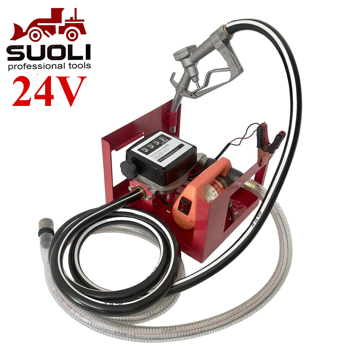 Bơm Dầu Diesel Suoli SL-011A 24V – Full Phụ Kiện, Tự Mồi, Sẵn Sàng Sử Dụng