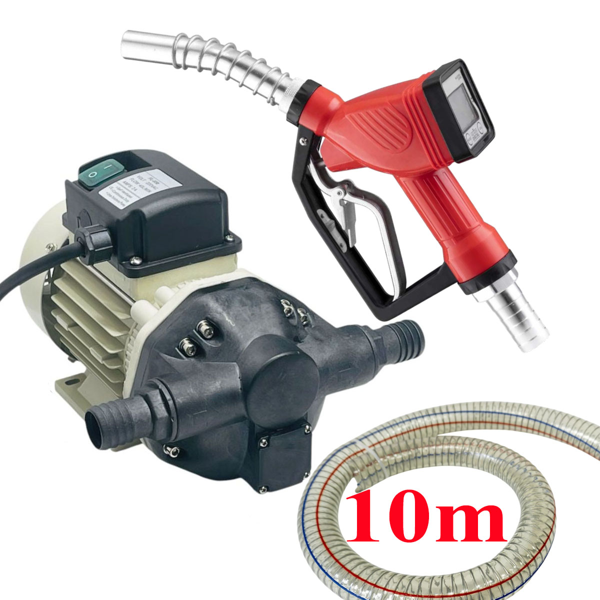 BƠM HÓA CHẤT khí thải đông cơ diesel FL-550 + 10m ống Ø25 + cò bơm DLY-25