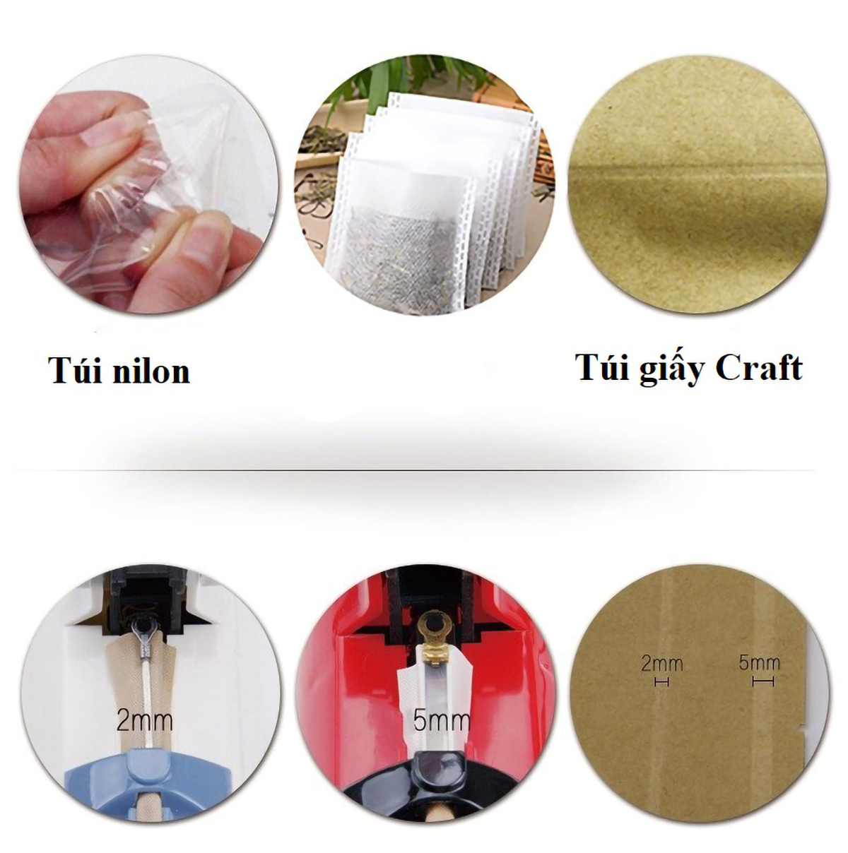 Máy Hàn Miệng Túi PFS-200 5mm